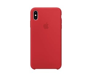 Mobil - Deksel og etui - Apple iPhone XS Max Silicone Case - Red - MRWH2ZM/A