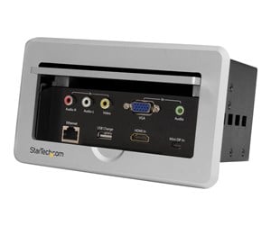 Tilbehør - StarTech.com Conference Table Connectivity Box - HDMI/VGA/mDP to HDMI Out - mounting plate - BOX4HDECP