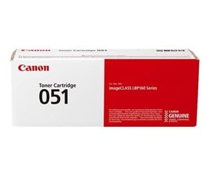 Printertilbehør blekk/toner - Canon CRG 051 / 2168C002 Black - Laser toner Svart - 2168C002