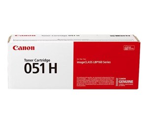 Printertilbehør blekk/toner - Canon CRG 051H / 2169C002 High Black - Laser toner Svart - 2169C002