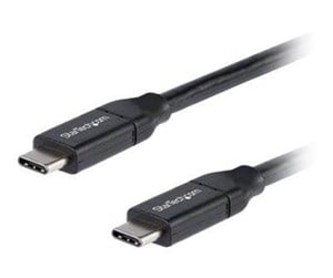 USB - StarTech.com 0.5m USB C to USB C Cable - 5A PD - USB 2.0 USB-IF Certified - USB-C cable - 50 cm - USB2C5C50CM