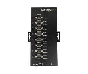 Nettverksadapter - StarTech.com 8-Port Industrial USB to RS-232/422/485 Serial Adapter - 15 kV ESD Protection - serial adapter - ICUSB234858I