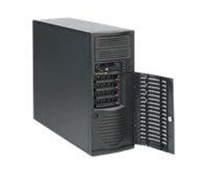 Kabinett - Supermicro SC733 TQ-668B - Kabinett - Tower - Svart - CSE-733TQ-668B