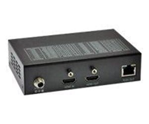 Repeater & Transceiver - LevelOne HVE-9111T HDMI over Cat.5 Transmitter - video/audio extender - 10Mb LAN - HVE-9111T