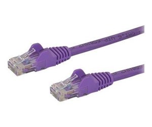 Nettverkskabel - 1m Purple Cat6 / Cat 6 Snagless Ethernet Patch Cable 1 m - network cable - 1 m - purple - N6PATC1MPL