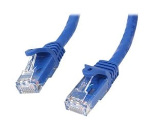 Nettverkskabel - Gigabit Snagless RJ45 UTP Cat6 Patch Cable Cord - patch cable - 50 cm - blue - N6PATC50CMBL