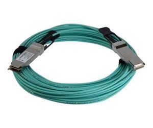 Nettverkskabel - MSA Compliant QSFP+ Active Optical Cable (AOC) - 30 m (98.4ft) - 40GBase direct attach cable - 30 m - black - QSFP40GAO30M