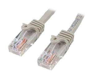 Nettverkskabel - Snagless Cat 5e UTP Patch Cable - patch cable - 15 m - grey - 45PAT15MGR