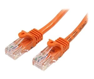 Nettverkskabel - 10m Orange Cat5e / Cat 5 Snagless Ethernet Patch Cable 10 m - patch cable - 10 m - orange - 45PAT10MOR