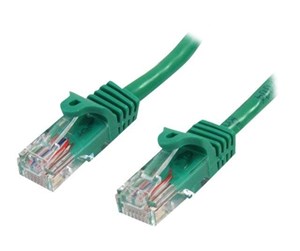 Nettverkskabel - 5m Green Cat5e / Cat 5 Snagless Ethernet Patch Cable 5 m - network cable - 5 m - green - 45PAT5MGN