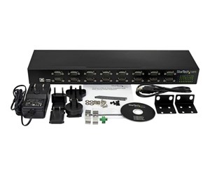 Nettverksadapter - StarTech.com 16 Port USB to Serial Adapter Hub - USB to RS232 Daisy Chain - serial adapter - ICUSB23216FD