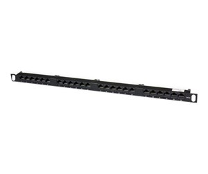 Tilbehør - StarTech.com 24 Port 0.5U Cat5e Patch Panel - patch panel - PANELHU24