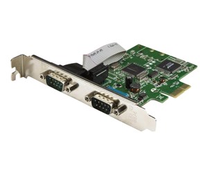 Nettverksadapter - StarTech.com 2-Port PCI Express Serial Card with 16C1050 UART - PEX2S1050