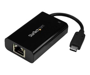 Nettverksadapter - StarTech.com USB-C to Ethernet Adapter w/ PD Charging - USB-C GbE Adapter - network adapter - US1GC30PD