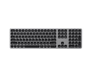 Tastatur - Satechi Aluminum Bluetooth Keyboard - Tastatur - Nordisk - Grå - ST-AMBKM-ND