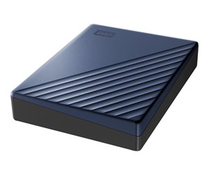 Hard drive - External - WD My Passport Ultra - Ekstern Harddisk - 4TB - Blå - WDBFTM0040BBL-WESN