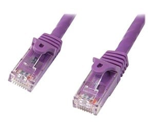 Nettverkskabel - 7m Purple Cat5e / Cat 5 Snagless Ethernet Patch Cable 7 m - patch cable - 7 m - purple - 45PAT7MPL