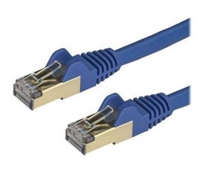 Nettverkskabel - 1m Blue Cat6a / Cat 6a Shielded Ethernet Patch Cable 1 m - patch cable - 1 m - blue - 6ASPAT1MBL