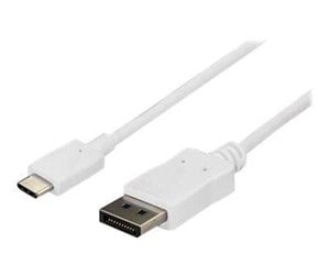 Skjermkabel - StarTech.com 6 ft / 1.8m USB C to DisplayPort Cable - 4K 60Hz - White - external video adapter - STM32F072CBU6 - CDP2DPMM6W