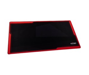 Musematte & Tilbehør  - Nitro Concepts Deskmat 1200x600mm - Black/Red - NC-GP-MP-004