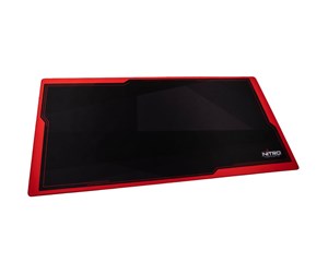 Musematte & Tilbehør  - Nitro Concepts Deskmat 1600x800mm - Black/Red - NC-GP-MP-006