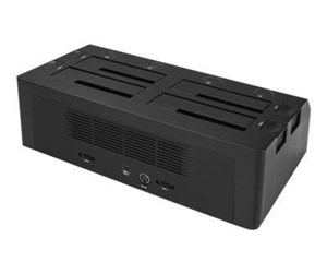 Harddisk - Tilbehør - StarTech.com 4 Bay SATA 2.5 / 3.5in SSD / HDD Dock - USB 3.1 USB-C / USB-A - storage enclosure - SATA 6Gb/s - USB 3.1 (Gen 2) - SDOCK4U313