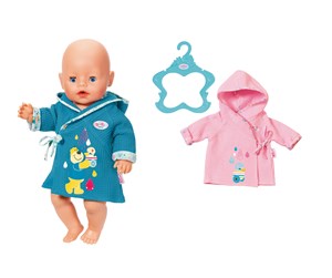 Dukker, Bamser & Utstyr - Baby Born Bathrobes 43cm - 827505