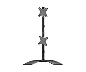 Skjermholder - StarTech.com Vertical Dual Monitor Stand for up to 27" Monitors - Aluminum - stand - ARMDUOVS