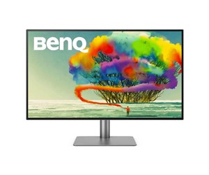 Skjerm - 32" BenQ PD3220U - 3840x2160 - IPS - HDR10 - 85W Thunderbolt 3 - KVM Switch - 9H.LH7LA.TBE