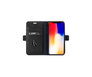 Mobil - Deksel og etui - dbramante1928 Apple iPhone XR Flipcover - Night Black - NYXENIBL5172