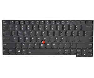 Tastatur - Lenovo Chicony - Bærbart tastatur - til utskifting - Engelsk - Storbritannia - Svart - 01EN711