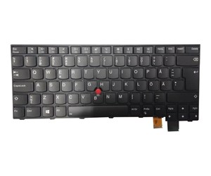 Tastatur - Lenovo Chicony - Bærbart tastatur - til utskifting - Finsk - Svart - 01EN708