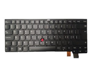 Tastatur - Lenovo Chicony - Bærbart tastatur - til utskifting - Sveitsisk - Svart - 01EN709