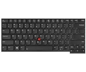 Tastatur - Lenovo Chicony - Bærbart tastatur - til utskifting - Tysk - Svart - 01AX376