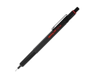 Skrive- & Tegneverktøy - Rotring 600 Mechanical Pencil | 0.7 mm | Black All-Metal Body Propelling Pencil | Non-Slip Knurled Grip & Hexagonal Barrel - 1904442