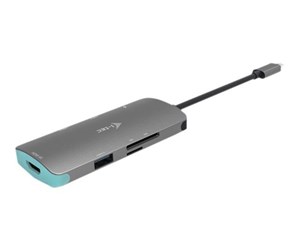 Dokkingstasjon - I-Tec USB-C Metal Nano Dock 4K HDMI + Power Delivery - C31NANODOCKPD