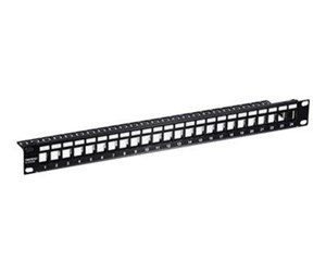 Tilbehør - TRENDnet TC-KP24S - patch panel (blank) - 1U - 19" - TC-KP24S