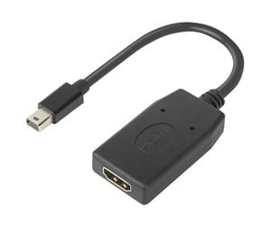 Skjermkabel - Lenovo video / audio adaptor - DisplayPort / HDMI - 17.8 cm - 4X90Q93976