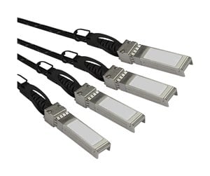 Nettverkskabel - Cisco QSFP-4SFP10G-CU5M Compatible QSFP+ Breakout Cable - 5 m - direct attach cable - 5 m - black - QSFP4SFP10C5