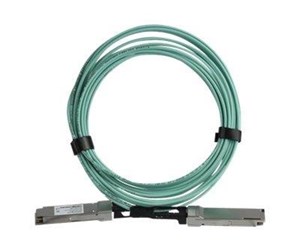 Nettverkskabel - MSA Compliant QSFP+ Active Optical Cable - 7 m (23 ft) - 40 GbE - 40GBase direct attach cable - 7 m - black - QSFP40GAO7M