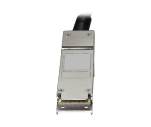 Nettverkskabel - Juniper QFX-QSFP-DAC-3M Comp SFP+ Twinax Cable - 3 m (9.8 ft.) - 40GBase direct attach cable - 3 m - black - QFXQSFPDAC3M