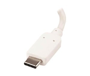 Skjermkabel - StarTech.com USB-C to HDMI Adapter with Power Delivery - 4K 60Hz UHD- White - USB 3.1 Type C Video Converter for HDMI Monitors and Displays - external video adapter - white - CDP2HDUCPW