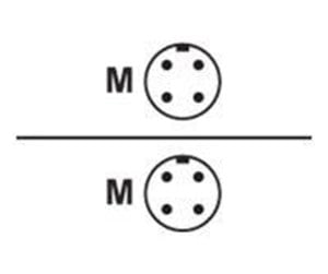 Nettverkskabel - network cable - 1 m - 93A051346