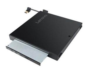 Optisk driver (DVD/BR/Floppy) - Lenovo ThinkCentre Tiny IV DVD-ROM Kit - DVD-ROM (Leser) - USB 2.0 - Svart - 4XA0N06918