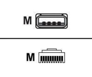 Diverse kabel - Zebra CABLE SHIELD USB SER A CONNECT - CBA-U46-S07ZAR