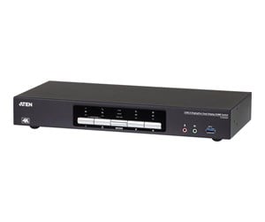 KVM-switch - ATEN CS1944DP 4-Port USB 3.0 4K DisplayPort Dual D - CS1944DP-AT-G