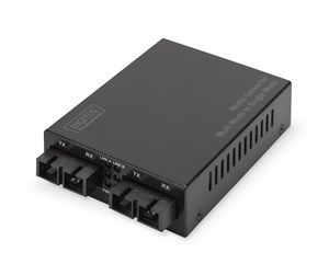 Repeater & Transceiver - DIGITUS DN-82124 Gigabit Multimode/Singlemode Media Converter SC/SC - DN-82124