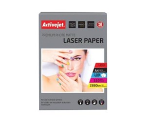 Papir, Fotopapir & Etiketter - ActiveJet Papier matowy Activejet P4-110M100L (A4 100 szt.) - P4-110M100L