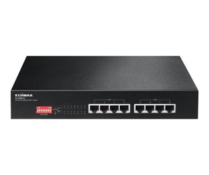 Switch/splitter - Edimax 8x 10/100 PoE+ Switch 802.3at/af 130W bud - ES-1008P V2