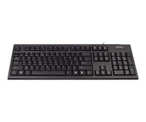 Tastatur - A4Tech KR-85 - Tastatur - Amerikansk Engelsk - Svart - A4TKLA19739